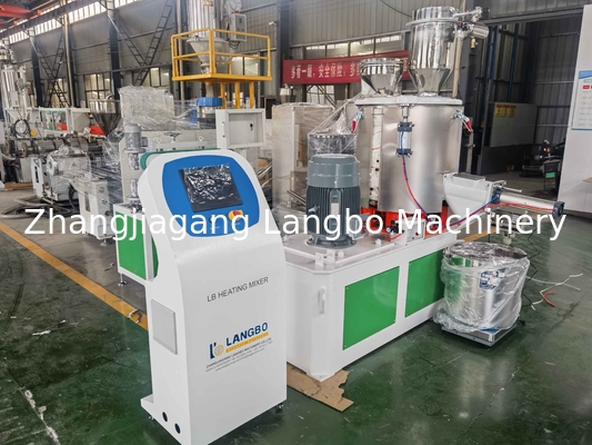 เครื่องผสมวัสดุ PVC 25L / เครื่องผสมวัสดุพรูพลาสติก / เครื่องผสมร้อนความเร็วสูงสําหรับกระบวนการผสม