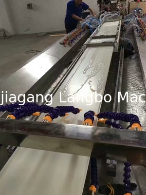 WPC Decking Flooring Post Composite Profile Rail Extrusion Production Line เครื่องผลิตเส้นการผลิต