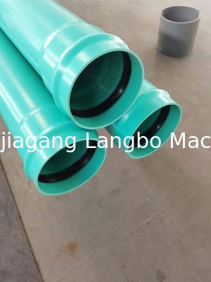 เครื่องทําท่อ PVC พลาสติก 50-150 มม / เครื่องบดท่อ PVC สําหรับท่อน้ํา