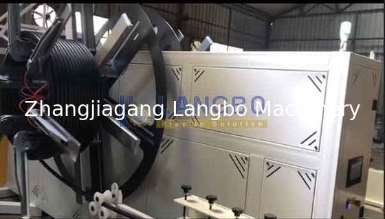 เครื่องบิดท่อขนาดใหญ่ PE Coiler สําหรับสาย extruder พลาสติก