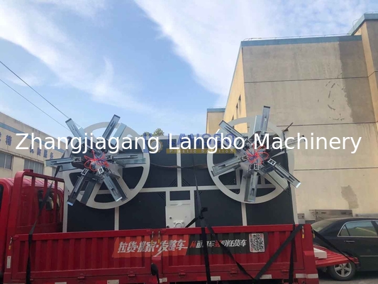 เครื่องปั่น PE ท่อพลาสติกสองสถานที่ เครื่องปั่น Winder Coiler