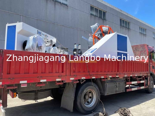 เครื่องขดท่อ HDPE เส้นผ่านศูนย์กลางขนาดใหญ่ อัตโนมัติ กึ่งอัตโนมัติ สำหรับแรงดันไฟฟ้าตามความต้องการของลูกค้า