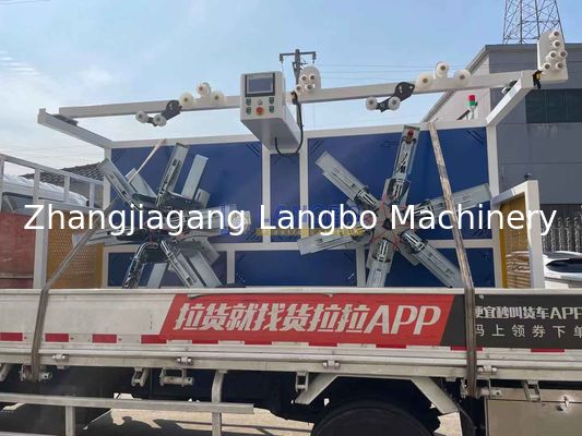 เครื่องขดท่อพลาสติก PE พร้อมส่วนประกอบไฟฟ้า Schneider และความเร็วในการขด 0.1-10 เมตร/นาที