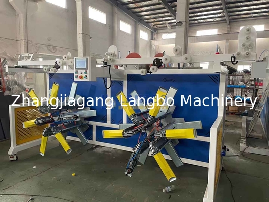 เครื่องม้วนท่ออัตโนมัติพร้อมตัวสะสมสำหรับสายการผลิตท่อ PE สำหรับระบบน้ำหยด