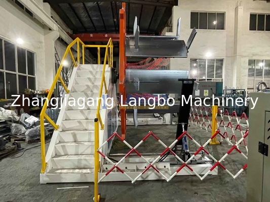เครื่องปั่น PE ท่อพลาสติกสองสถานที่ เครื่องปั่น Winder Coiler