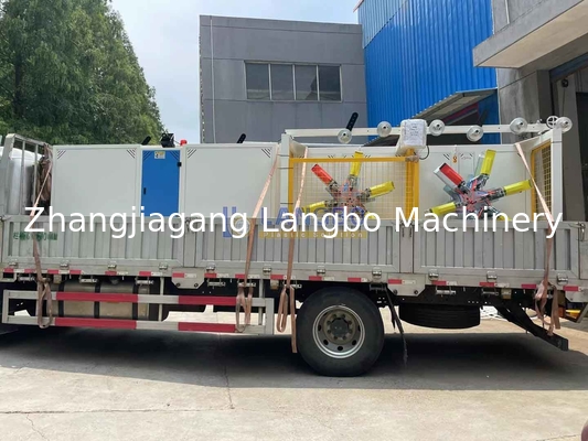 16-160MM PE HDPE Pipe Winder พลาสติก Soft Hose Coiler Machine กับ สถานีคู่เดียวและความเร็วการม้วน 0.1-10m / นาที