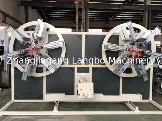 16-160MM PE HDPE Pipe Winder พลาสติก Soft Hose Coiler Machine กับ สถานีคู่เดียวและความเร็วการม้วน 0.1-10m / นาที
