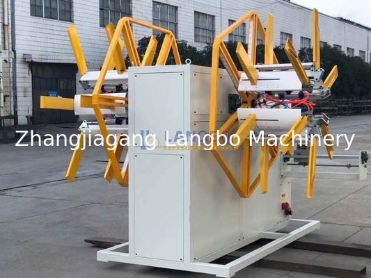 เครื่องม้วนท่ออัตโนมัติสำหรับสายการผลิตอัดรีดท่อลูกฟูกผนังเดี่ยวพลาสติก PE