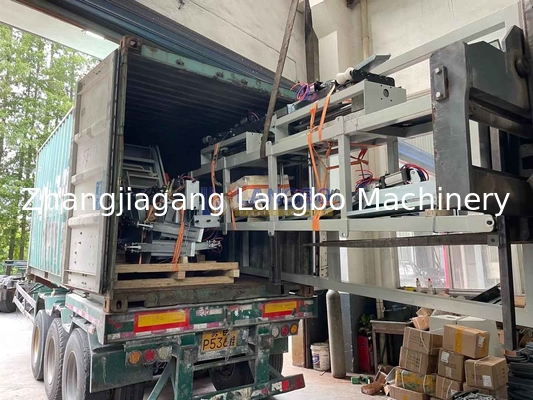 เครื่องม้วนท่ออัตโนมัติสำหรับท่อพลาสติกเรียบพร้อมการเปลี่ยนม้วนอัตโนมัติ