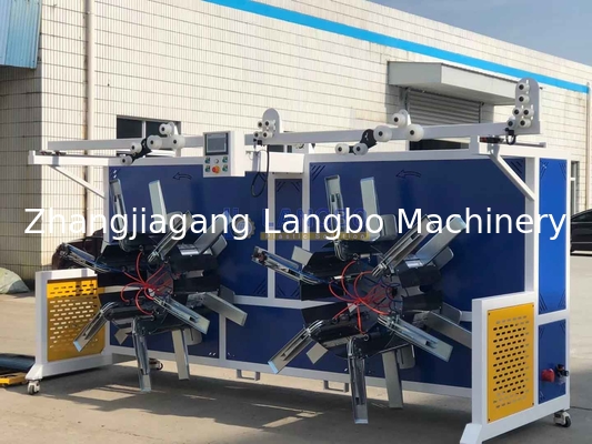 32 มิลลิเมตร PE Hose Coiler กับ Double Two Disk Coiling Speed 0.1-10m/min เกรดอัตโนมัติเต็ม