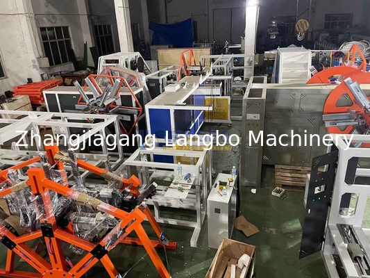 เครื่องขดท่ออัตโนมัติแบบหัวคู่สำหรับเครื่องพันท่อ PE
