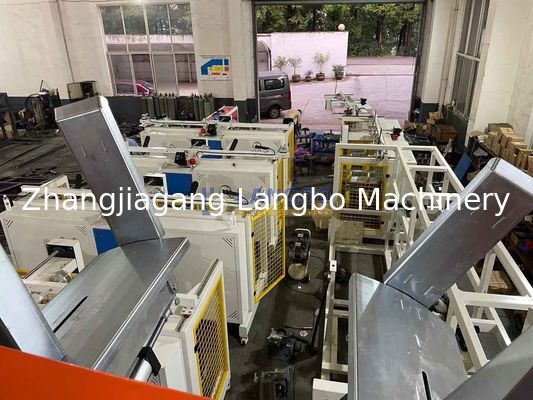 เครื่องม้วนท่อ PE ชลประทานขนาดใหญ่แบบสองสถานี