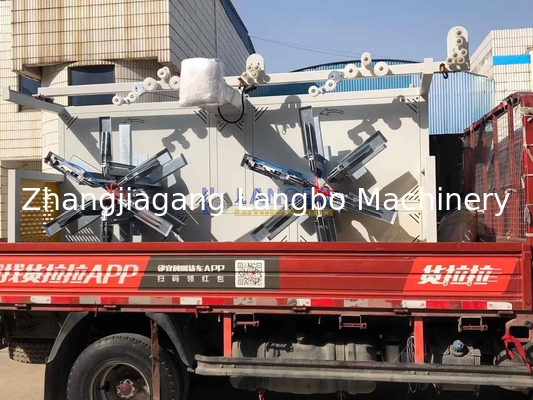 เครื่องขดท่อลูกฟูกพลาสติก PE เครื่องขดช่วงการขด 1600-3200 มม. เส้นผ่านศูนย์กลาง 16-160 มม. สำหรับสายการอัดขึ้นรูป