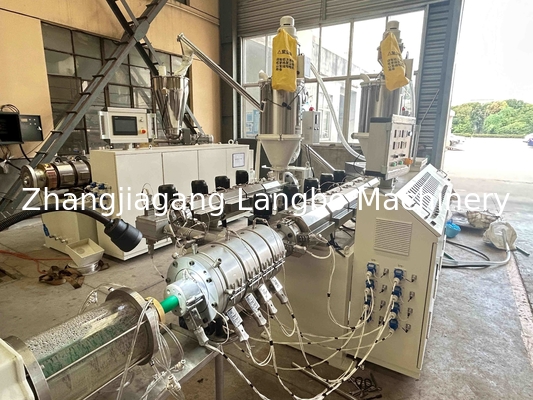 เครื่องจักรพัดลมท่อพลาสติก PPR สําหรับการผลิตท่อน้ํา
