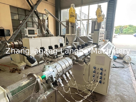 เครื่องทำท่อชลประทานแบบหยดด้วยเครื่องอัดรีดสกรูเดี่ยว PPR พลาสติก