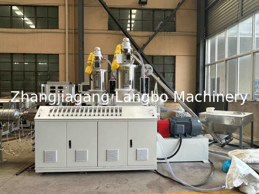 สายการผลิตท่อประปาพลาสติก PPR อัตโนมัติ ขนาด 20-63 มม. เครื่องอัดรีดท่อสำหรับท่อน้ำร้อน อุปกรณ์เครื่องอัดรีดท่อ PPR แบบสกรูเดี่ยว