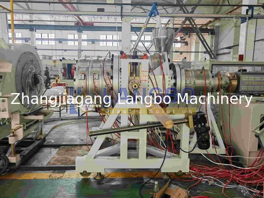 เครื่อง extruder การทําท่อที่แข็งแรงสําหรับ PE PPR PVC
