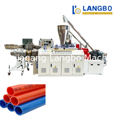 เครื่องอัดรีดท่อพลาสติกราคาโรงงานสำหรับ PVC HDPE PP UPVC CPVC PPR PE ท่อน้ำทิ้ง การเกษตร ท่อหยดน้ำ ท่อลูกฟูก