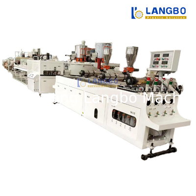เครื่อง extruder การทําท่อที่แข็งแรงสําหรับ PE PPR PVC
