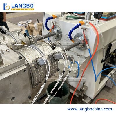 อัตโนมัติ Twin Screw พีวีซีท่อเครื่อง, สายการผลิตเชือกพีวีซี