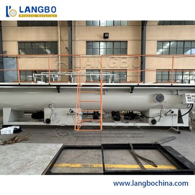 PLC ควบคุมท่อพีวีซี Extruder ท่อพลาสติก, เครื่องทำท่อพลาสติก