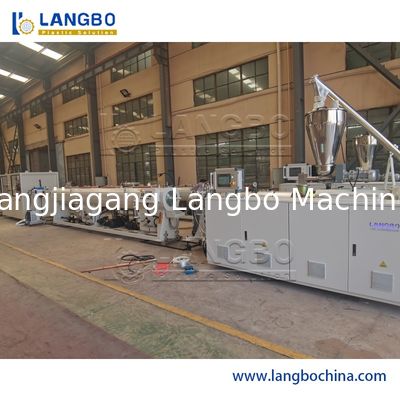 เครื่องผลิตท่อพีวีซี, เครื่องอัดรีดท่อพีวีซี, เครื่องอัดรีดสกรูคู่ทรงกรวย