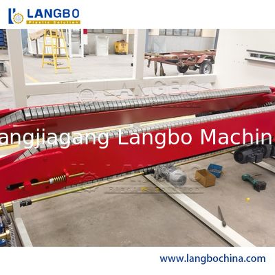 เครื่องอัดรีดท่อระบายน้ำพลาสติก PVC เครื่องทำท่อลูกฟูก