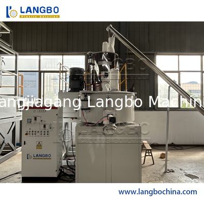 เครื่องผสมเทอร์โบความเร็วสูงร้อนเย็น ผสมพลาสติก WPC PVC สะพายผง เหมาะสําหรับแผ่นและกระดานกระดาน