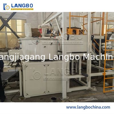 เครื่องผสมเทอร์โบพลาสติกความเร็วสูง ร้อน/เย็น สำหรับผง WPC PVC เรซิน – ท่อ PVC, โปรไฟล์, แผง, รางสายไฟ, แผ่น