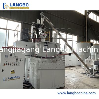 เครื่องผสมพีวีซี หน่วยผสมผงพลาสติก ทำความร้อนและทำความเย็น