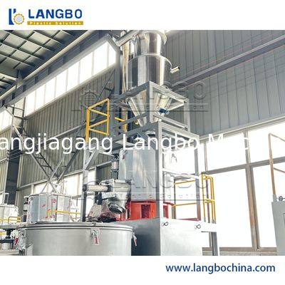 เครื่องผสมพลาสติกแบบความเร็วสูงสำหรับทำความร้อนและความเย็นด้วยผง PVC รุ่น SRL-Z 300/500