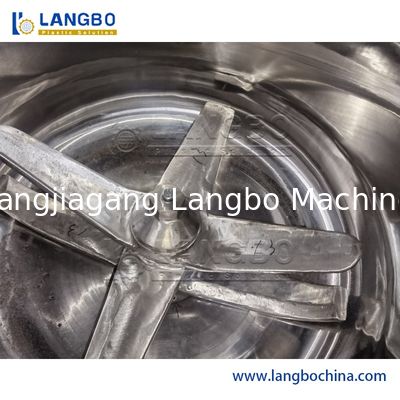 เครื่องผสมเม็ดพลาสติกแนวตั้งสมรรถนะสูงสำหรับผง PVC