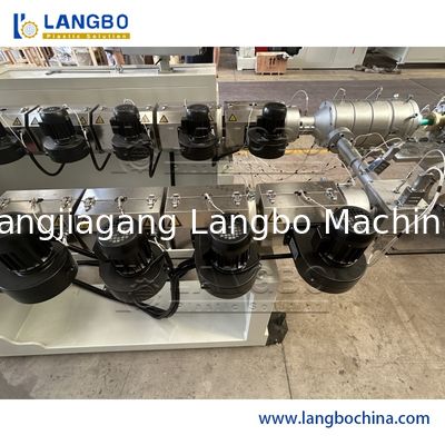 อัตราผลิตสูง พีพีอาร์ พลาสติกที่พัฒนามายการผลิต extrusion เครื่องทําท่อ extruder สกรูเดียว