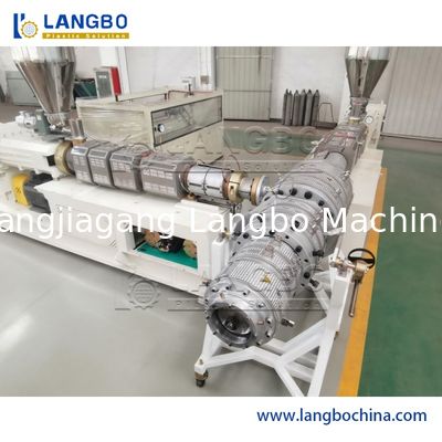 เครื่องอัดรีดสกรูคู่ PVC อัตโนมัติ