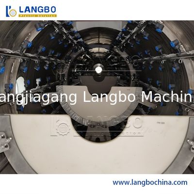 150KG / สายการอัดรีดท่อพีวีซีความจุสูงพร้อมระบบตัดฝุ่น / เศษฟรี