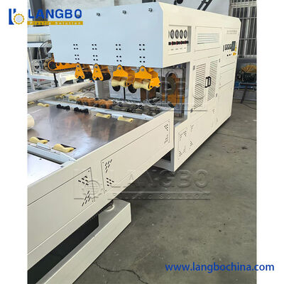 เครื่องทำท่อ PVC ขนาดเล็กสำหรับ 16-50 มม. พร้อมระบบควบคุมหน้าจอสัมผัสและเครื่องอัดรีดสกรูเดี่ยว