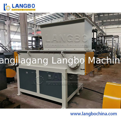HDPE พลาสติกท่อ, PVC ค้อน, ทําความสะอาด, แผ่น, ไม้ Pallet Shredder เครื่องบดบดรีไซเคิล