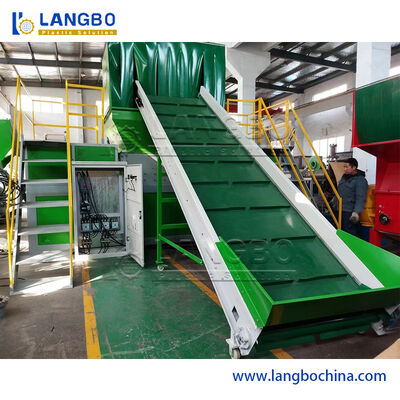 เครื่องบดรีไซเคิล PE HDPE LDPE เครื่องบดพลาสติก เครื่องบด PET PP เครื่องบดขยะพลาสติกรีไซเคิล คุณภาพสูง 1000 กก./ชม. เครื่องบดเพลาคู่