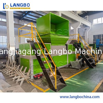 เครื่องบด อัด ล้าง/รีด เครื่องทำลายขยะขวด PET/HDPE/LDPE/PP/PE ฟิล์ม ถุงสาน/เกล็ด