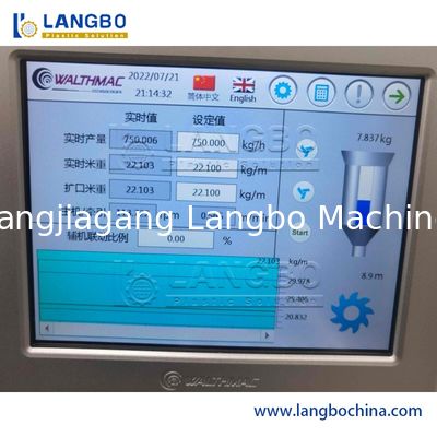 เครื่องอัดรีดสกรูคู่และสกรูเดี่ยวสำหรับท่อร้อยสาย PVC CPVC UPVC / HDPE / LDPE / PE PP PPR ขนาด 16-630 มม. / ท่อพลาสติกสำหรับทำน้ำ/ก๊าซ