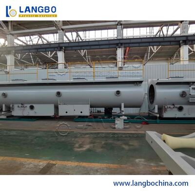 สายการอัดรีดท่อพลาสติก PE PP ผลผลิตสูง