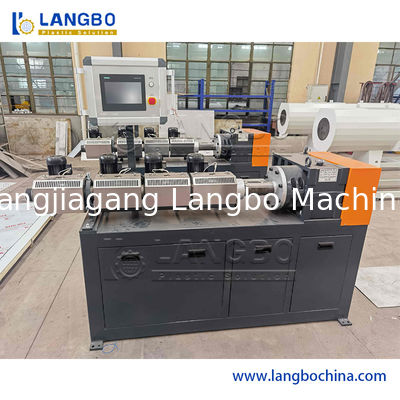 เครื่องอัดรีดสกรูเดี่ยวท่อ PE 210KW 75/38 ความจุสูง