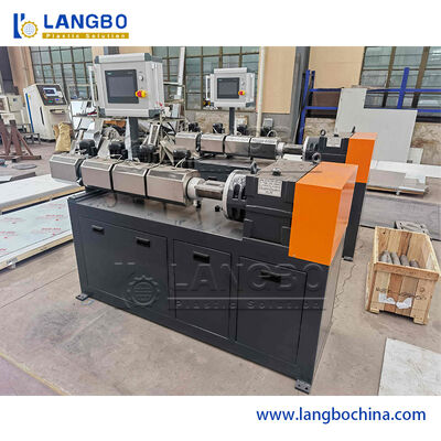 ISO รับรองพลาสติกรีไซเคิล Extruder เครื่องเดี่ยวเครื่อง Extruder Pe