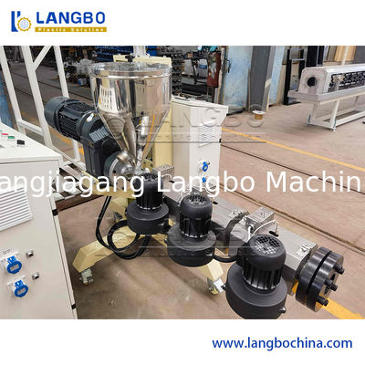 สายการผลิตการอัดรีดท่อส่งน้ำมันก๊าซน้ำพลาสติก PE HDPE PPR ขายส่ง เครื่องทำเครื่องอัดรีดสกรูเดี่ยว