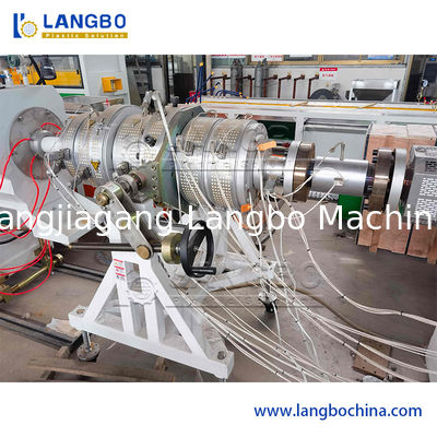 เครื่องทําท่อพลาสติก HDPE PE PPR PVC แบบเดียวหรือหลายชั้น