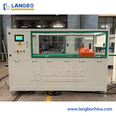 สายพัดท่อ PPR กว้างขนาดใหญ่ ความเร็วการผลิต 12m/min และ SIEMENS PLC Control