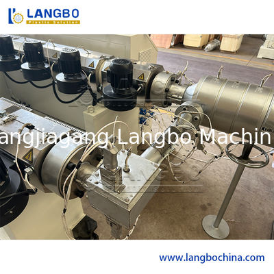 อัตโนมัติ PE HDPE PPR พลาสติกท่อน้ํา Extruder Cutter เครื่องตัดสายการผลิต