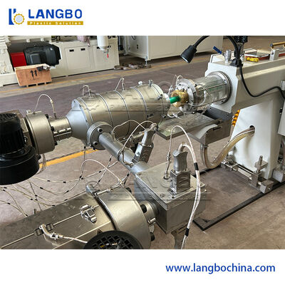 สายการอัดรีดท่อ PPR พร้อมระบบควบคุม  PLC แบบ Co-Extrusion 3 ชั้น สำหรับท่อขนาด 20-110 มม.