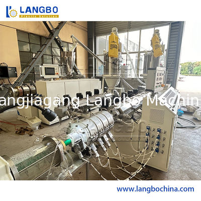 เครื่องรีดท่อ PPR พร้อมกำลังการผลิต 180 กก./ชม. แบบ 3 ชั้นร่วมรีด และควบคุมด้วย SIEMENS PLC