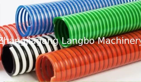 PE PVC Single Wall Corrugation Pipe Extrusion Line Abrasion Resisting Corrugated Plastic Tube Extruder Machine